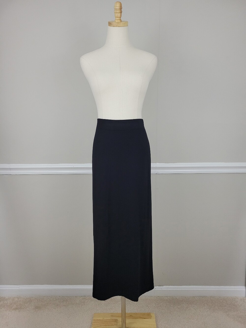 Vince Black Maxi Skirt - Slit Back Long Silhouette